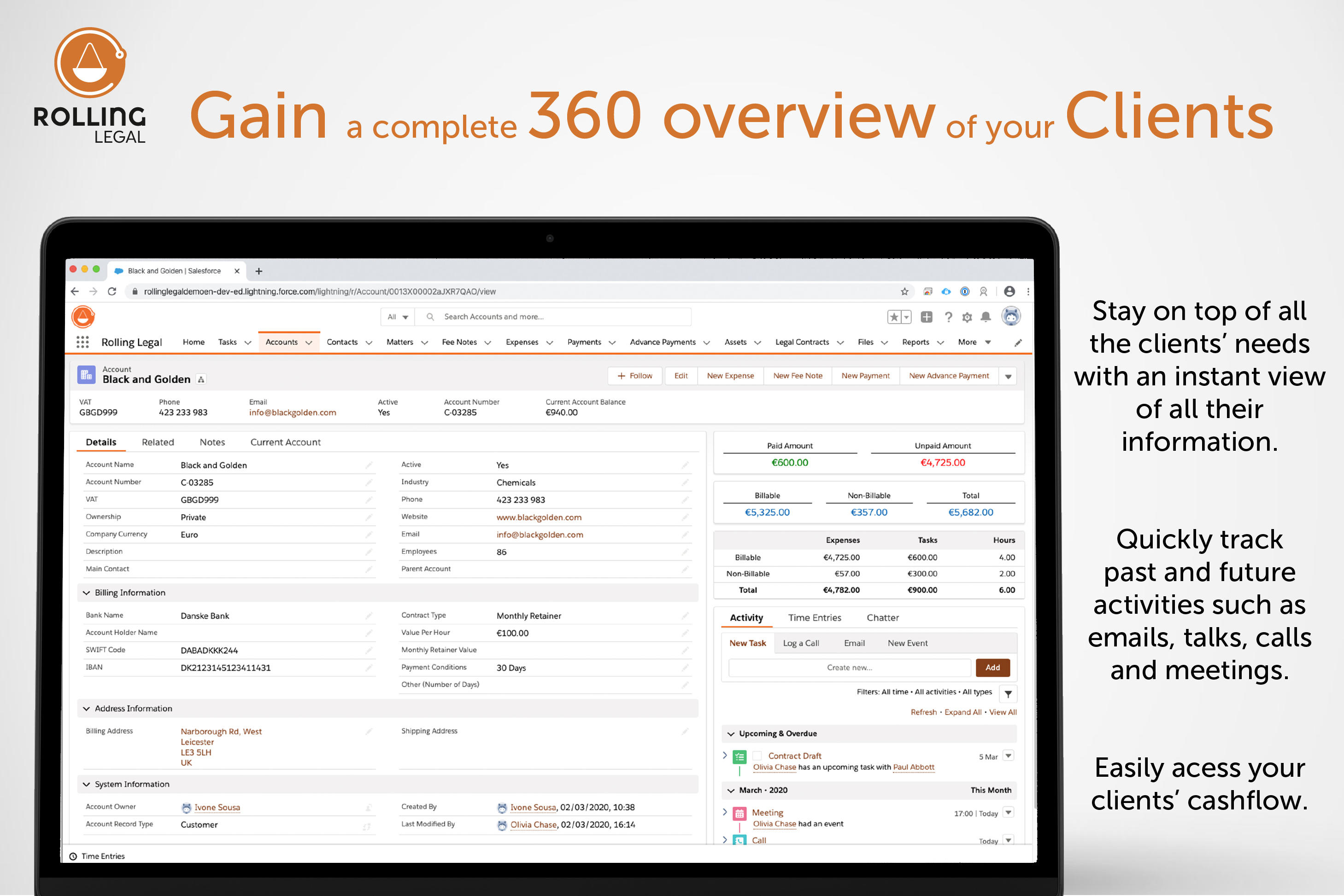screenshot of Rolling Legal
